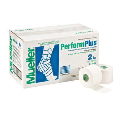 Tape Trainers Perform Plus Cotton/Zinc Oxide 2"x15yd White 24Rl/Ca